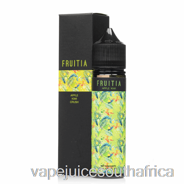 Vape Juice South Africa Apple Kiwi Crush - Fruitia - 60Ml 0Mg